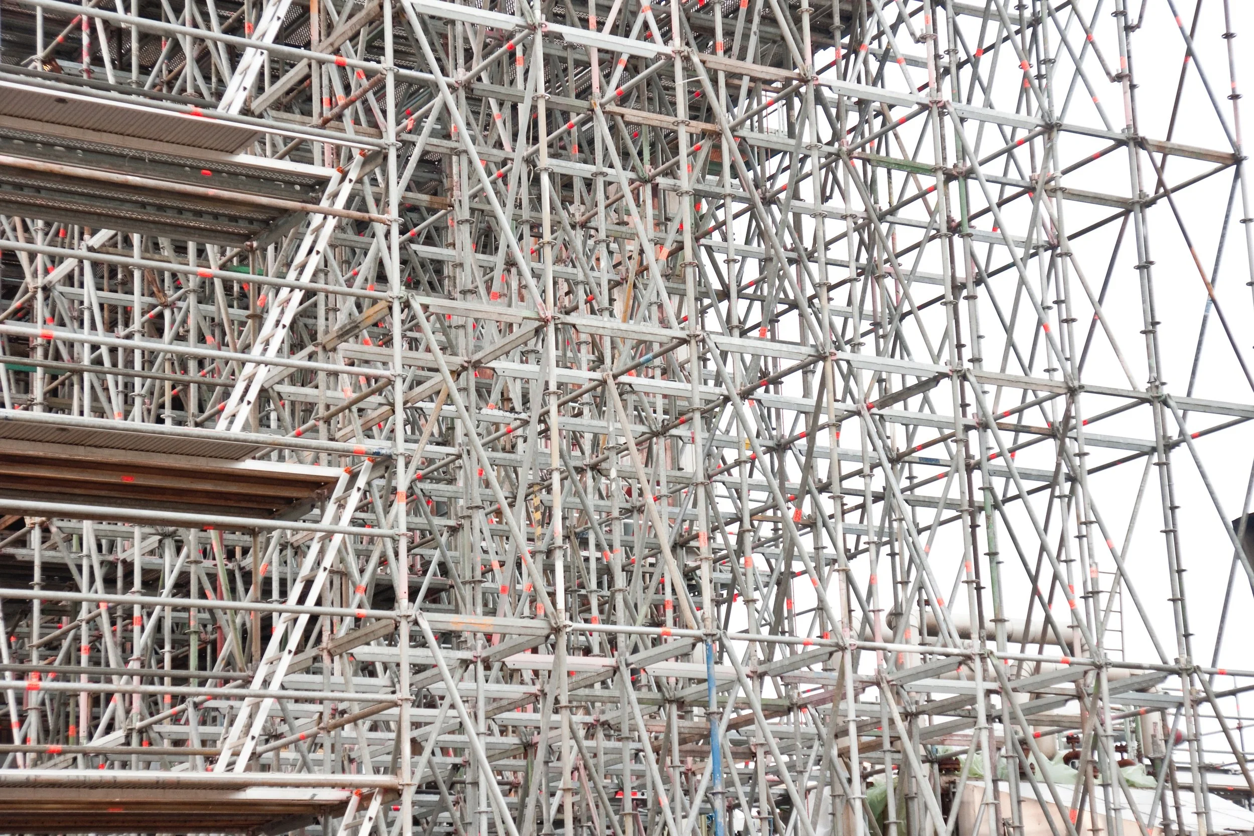 Facade Scaffold — Commercial Building